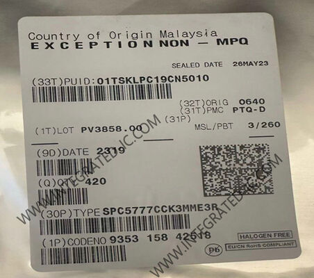 SPC5777CCK3MME3R 264MHz 32-Bit Tri-Core Automotive-Grade Mikrokontroler MCU BGA-416