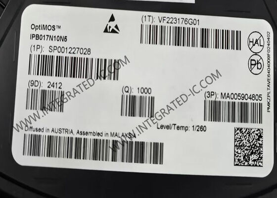 IPB017N10N5 Peningkatan Transistor MOSFET 100V 180A Chip Sirkuit Terpadu