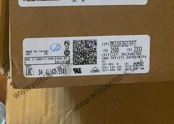 TMS320F28027FPTT Mikrokontroler MCU C2000TM 32-Bit 60MHz dengan 64 KB Flash untuk Kontrol Industri