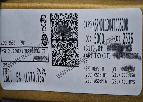 MSPM0L1304TDGS20R 32-Bit MCU dengan ARM Cortex-M0+ Core 32MHz Ultra-Low-Power Mixed-Signal Microcontroller