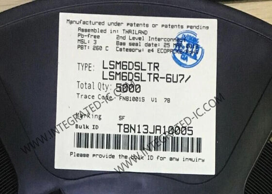 LSM6DSLTR Sensor IC 6-Axis IMU dengan Resolusi 16 bit, 650 uA Operating Supply Current dan I2C, SPI Interface