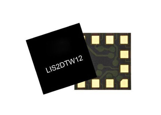 LIS2DTW12 Sensor IC MEMS Digital Output Dual Motion And Temperature Sensor dengan Konsumsi Daya Ultralow dan ±2g/±4g/±8g/±16g Full Scale