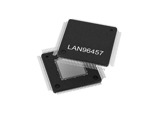 LAN96457FT-I/8MW IC Ethernet 7-Port Ethernet Switch Dengan PHY 10/100/1000BASE-T Terintegrasi