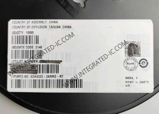 Chip sirkuit terintegrasi ADA4522-2ARMZ 2.7MHz Amplifier Operasional Zero-Drift MSOP-8