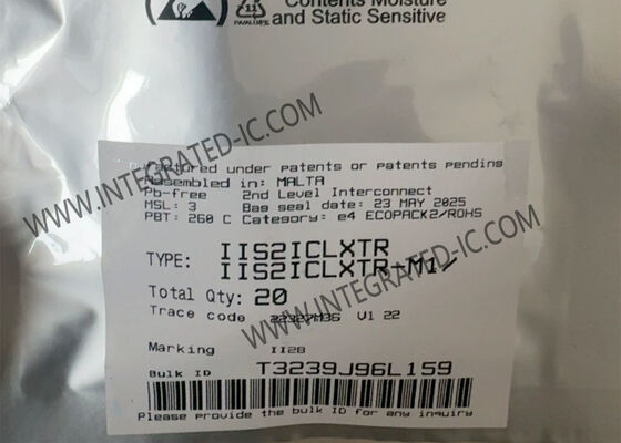 Sensor IC IIS2ICLXTR 2-Axis Digital Inclinometer Sensor Gerak