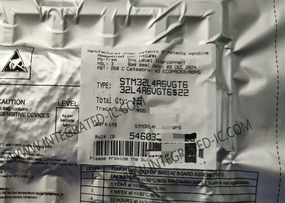 Mikrokontroler MCU STM32L4A6VGT6 80MHz Chip Mikrokontroler LQFP100 Inti Tunggal