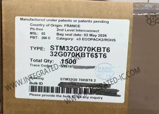 STM32G070KBT6 32-Bit Single-Core 64MHz 64KB Mikrokontroler IC 32-LQFP