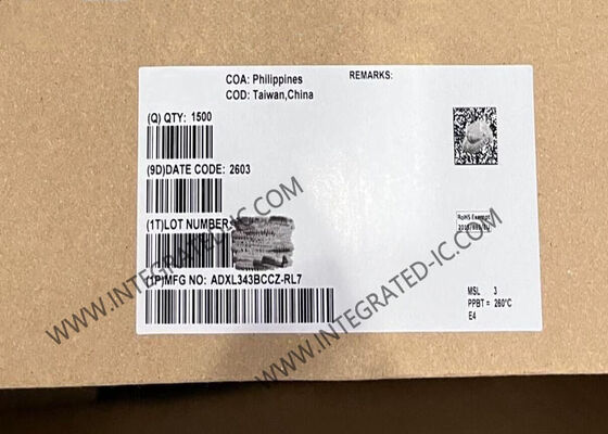 ADXL343BCCZ Sensor IC 3-Axis Digital Accelerometer LGA-14 Digital MEMS Accelerometer