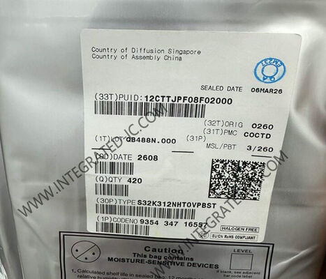 S32K312NHT0VPBST 32-Bit 120MHz ARM Cortex-M7 Microcontroller MCU untuk Aplikasi Otomotif