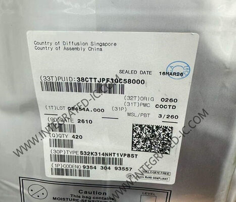 Microcontroller MCU S32K314NHT1VPBST Otomotif 160MHz 4MB Flash 32Bit MCU QFP172