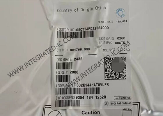 Mikrokontroler MCU FS32K144HAT0VLF 32-Bit 80MHz ARM Cortex-M4F Mikrokontroler IC 48-LQFP