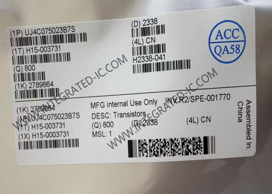 UJ4C075023B7S Chip Sirkuit Terpadu Transistor MOSFET D2PAK-7 Transistor SiC