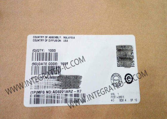 AD8221ARZ 825kHz Chip IC Amplifier Instrumentasi Kinerja Tinggi dalam Paket SOIC-8