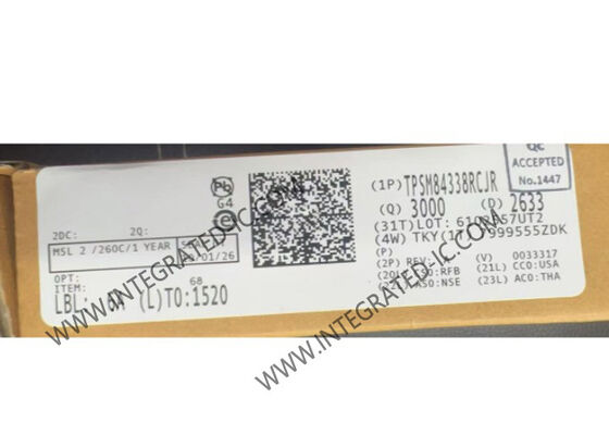 Modul Daya Buck Sinkron TPSM84338RCJR 3A Chip Sirkuit Terpadu dengan Mode yang Dapat Dipilih Pengguna