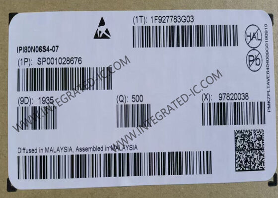 IPI80N06S4-07 60V 80A Automotive N-Channel MOSFET Power MOSFET Transistor for Automotive Applications