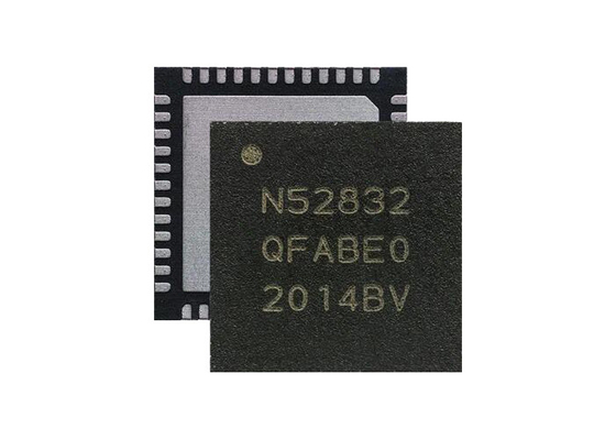 NRF52832-QFAB-R Serbaguna BT 5.3 SoC NRF52832 BT Energi Rendah QFN48