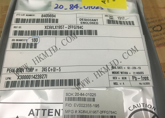 Chip Sirkuit Terpadu XC6VLX195T-2FFG784C XC6VLX195 Bidang Gerbang yang Dapat Diprogram