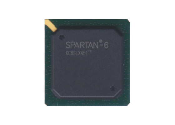Chip Sirkuit Terpadu XC6SLX45-2FGG484I FPGA IC Konektivitas Serial Berkecepatan Tinggi