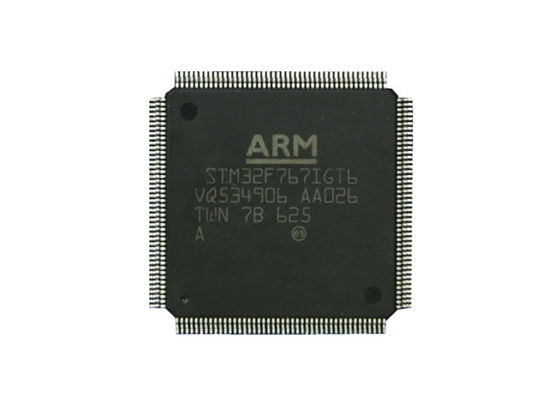Chip Sirkuit Terpadu 216MHz STM32F767IGT6 32-Bit Mikrokontroler IC 176-LQFP