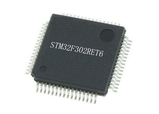 LQFP64 ARM Cortex M4 STM32F302RET6 32Bit Single Core 72MHz Chip Mikrokontroler