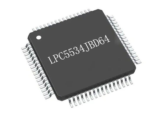 8KB Tujuan Umum MCU LPC5534JBD64 Arm Cortex M33 IC Mikrokontroler 64HTQFP