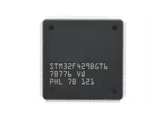 LQFP208 Mikrokontroler Chip STM32F429BGT6 IC Terintegrasi 180MHz 32Bit Single Core