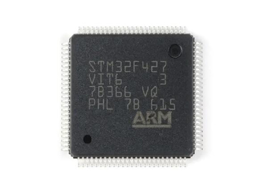 LQFP100 Mikrokontroler MCU STM32F427VIT6 Chip Mikrokontroler Single Core 180MHz