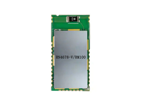 Modul Transceiver RN4678-V/RM100 BT 5.0 2.4GHz Pemasangan Permukaan Chip Terpadu