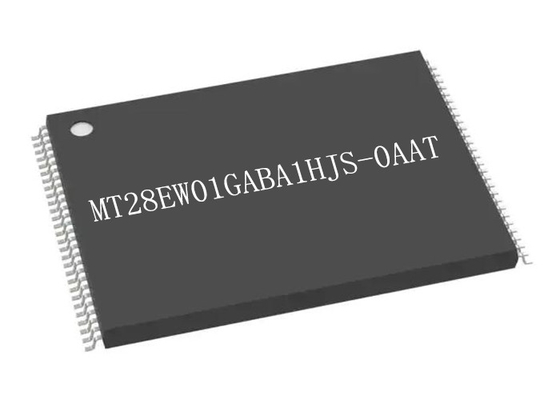 Chip Sirkuit Terpadu MT28EW01GABA1HJS-0AAT NOR Chip Memori 56TSOP 1Gbit Paralel