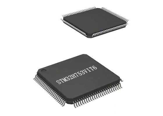 IC Mikrokontroler ARM Cortex STM32H753VIT6 480MHz 100-LQFP Pemasangan Permukaan