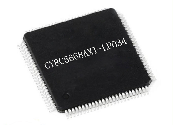 67MHz Mikrokontroler MCU CY8C5668AXI-LP034 Sistem yang Dapat Diprogram Pada Chip 100TQFP
