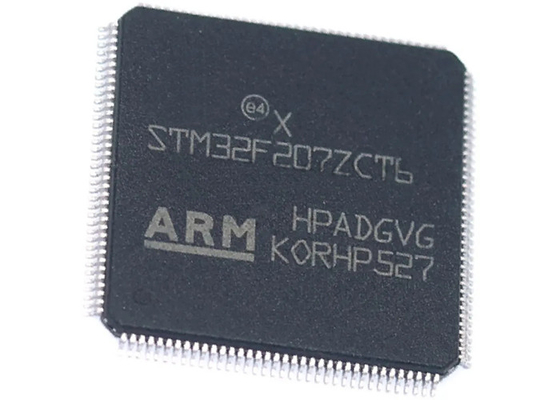 STM32F207ZCT6 32-Bit Single-Core Mikrokontroler IC 144-LQFP Pemasangan Permukaan