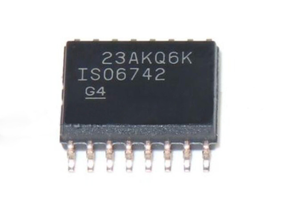 Chip Sirkuit Terpadu ISO6742DWR 50Mbps Quad Channel Digital Isolator 16-SOIC
