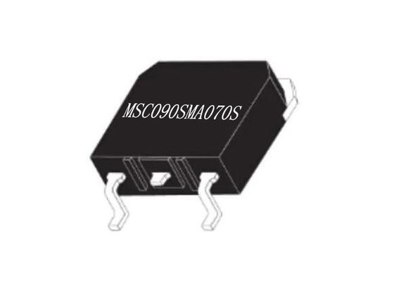 Chip Sirkuit Terpadu MSC090SMA070S 700V SiC MOSFET Transistor TO-268-3