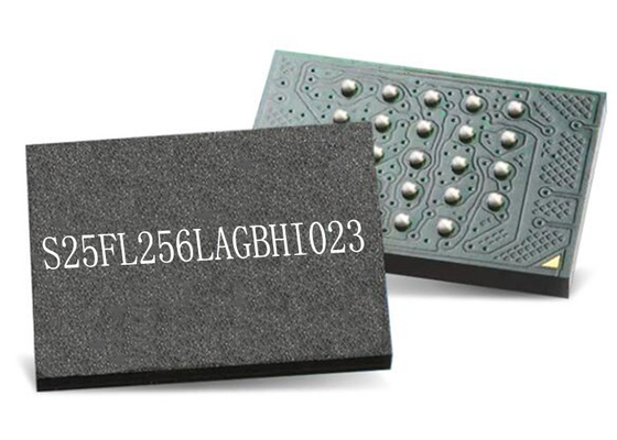 Chip Sirkuit Terpadu S25FL256LAGBHI023 FL-L Flash NOR Chip Memori 256Mbit