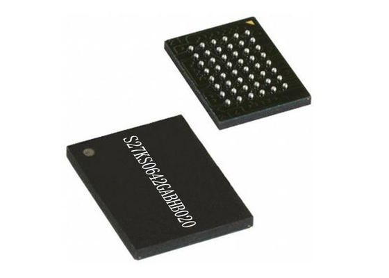 Memori IC Chip S27KS0642GABHB020 24-FBGA Pseudo SRAM Memori IC 200MHz