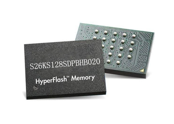 Chip Sirkuit Terpadu S26KS128SDPBHB020 Chip Memori 24-FBGA NOR IC Memori Flash