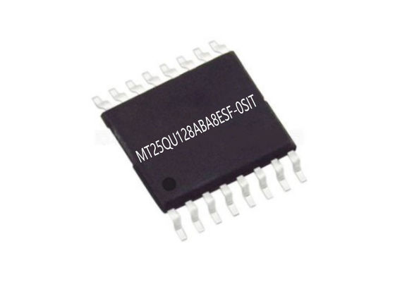 Chip Sirkuit Terpadu MT25QU128ABA8ESF-0SIT NOR Memori Flash SLC 32MX4 SOIC