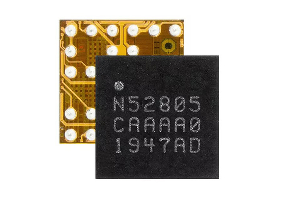 BT Energi Rendah IC NRF52805-CAAA-R7 2.4GHz 2Mbps RF Transceiver IC Surface Mount