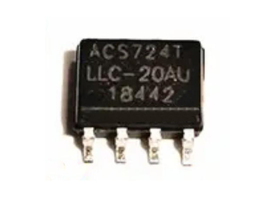 Chip Sirkuit Terpadu ACS724LLCTR-20AU-T 1Channel Hall Effect Current Sensor