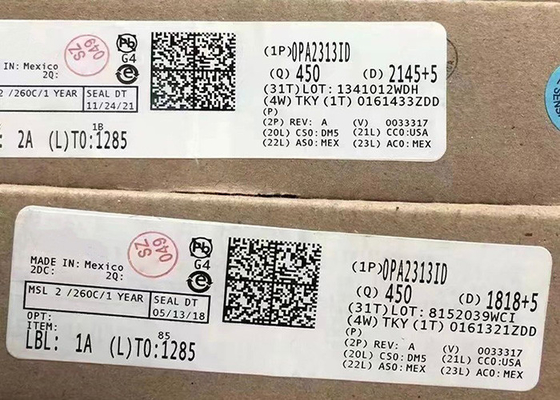 Chip sirkuit terintegrasi OPA2313ID Amplifier Tujuan Umum 2 Circuit Rail-to-Rail 8-SOIC