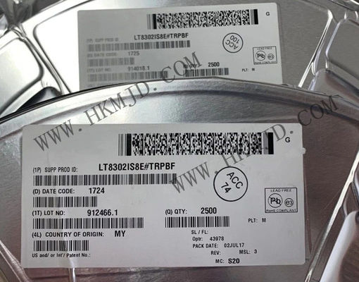 Chip sirkuit terintegrasi LT8302IS8E 65V 8A Synchronous Step-Down Converter 8-SOIC