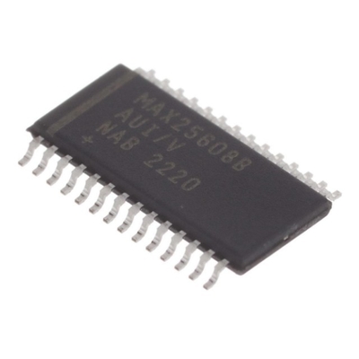Chip sirkuit terintegrasi MAX25608BAUI/V 12-Switch LED Lighting Drivers