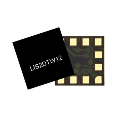Sensor IC LIS2DTW12TR MEMS Sensor suhu gerak ganda LGA-12