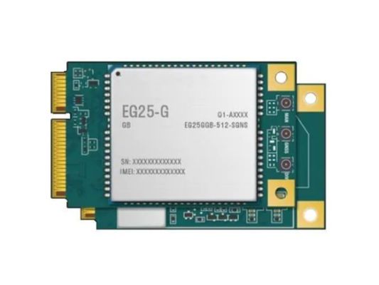 Modul Komunikasi Wireless EG25GGC-MINIPCIE LTE Cat 4 Modul dioptimalkan untuk M2M dan Iot