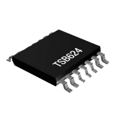 Chip sirkuit terintegrasi TSB624IPT Amplifier Tujuan Umum 4 Circuit 14-TSSOP