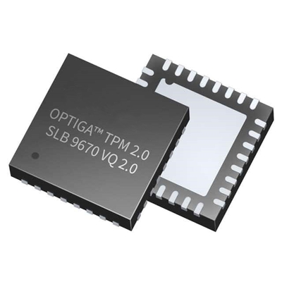 Integrated Circuit Chip SLB9672XU20FW1522XTMA1 Security IC Dengan Antarmuka SPI