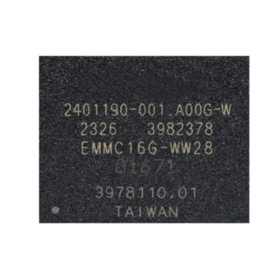 Memori IC Chip EMMC16G-MW28-01E10 NAND Flash Memori IC Dengan eMMC 5.1 Antarmuka