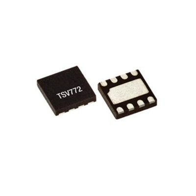 Chip Sirkuit Terpadu TSV772IQ2T Bandwidth Tinggi 20MHz Operasional Amplifier DFN-8