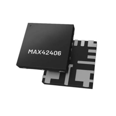 Chip Sirkuit Terpadu MAX42406AFOB Konverter Buck Sinkron QFN-17 PMIC IC